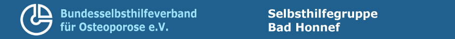 Logo Bundesselbsthilfeverband Osteoporose e.V. - Selbsthilfegruppe Bad Honnef